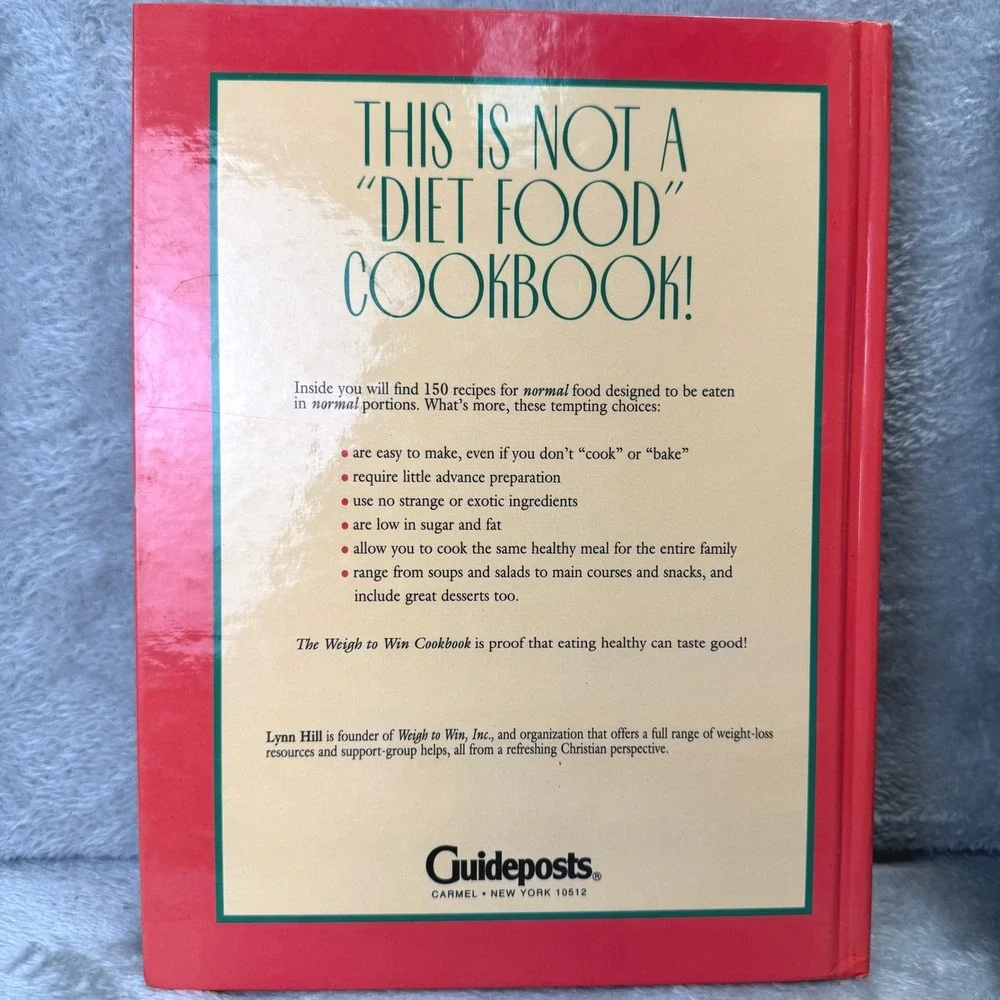 Healthy Cookbook Lot Weigh to Win Lynn‎ Hill & 365 Quick Healthy Recipes Hartvig